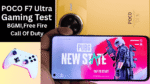 poco f7 ultra gaming test bgmi,free fire , call of duty