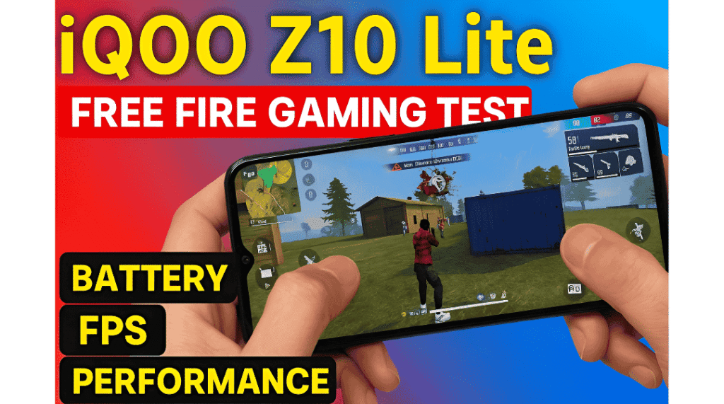 iqoo z10 lite free fire gaming test