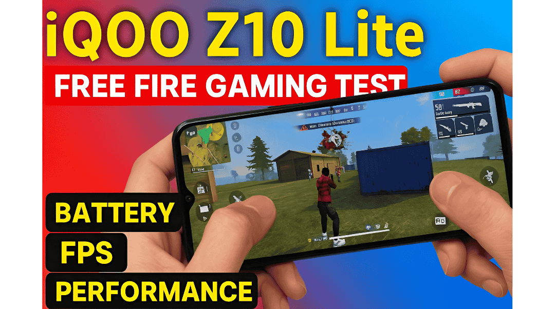 iqoo z10 lite free fire gaming test