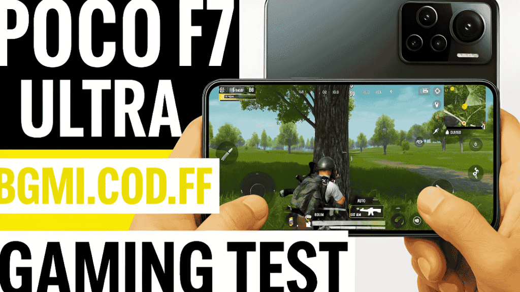 poco f7 ultra bgmi,cod,ff test