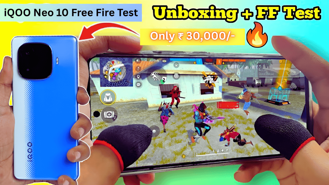 iqoo neo 10 gaming test free fire