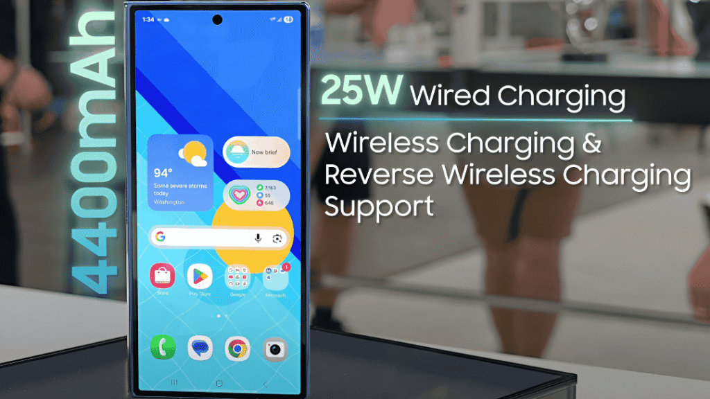Samsung Galaxy Z Fold 7 4400mAh Battery 25W Charger
