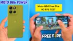 Moto G86 Free Fire 90 FPS Test