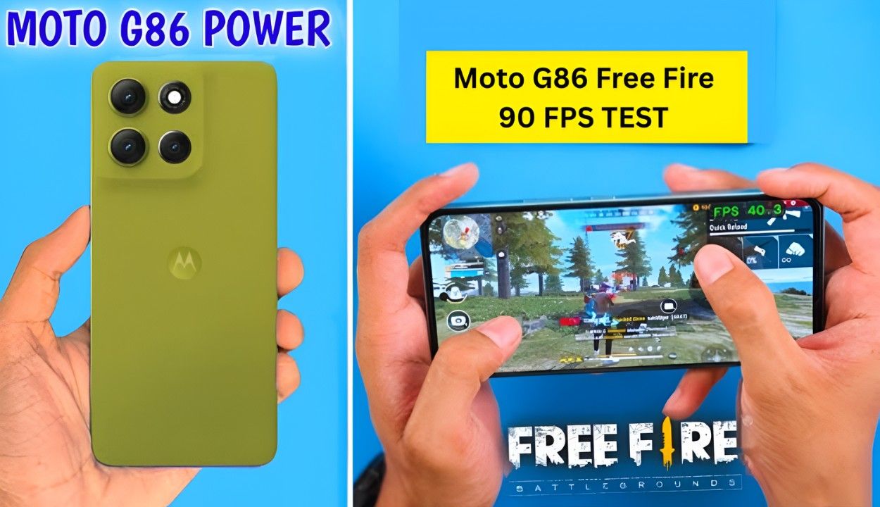Moto G86 Free Fire 90 FPS Test