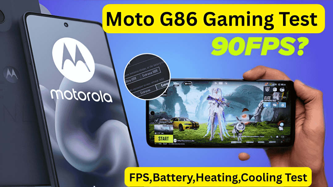 Moto G86 BGMI 90 FPS Test