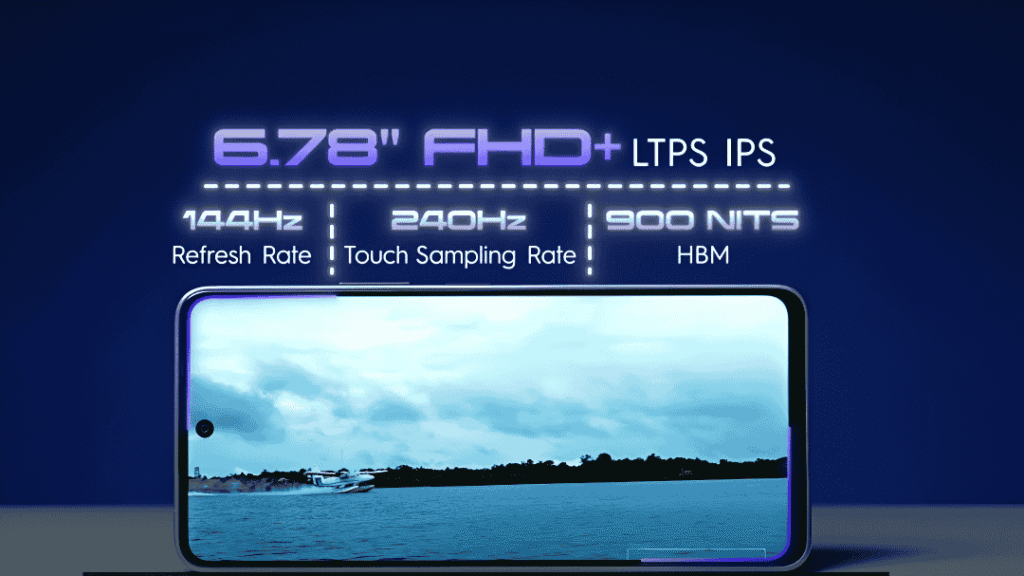 tecno pova 7 display test 6.78 inch and 144hz refresh rate