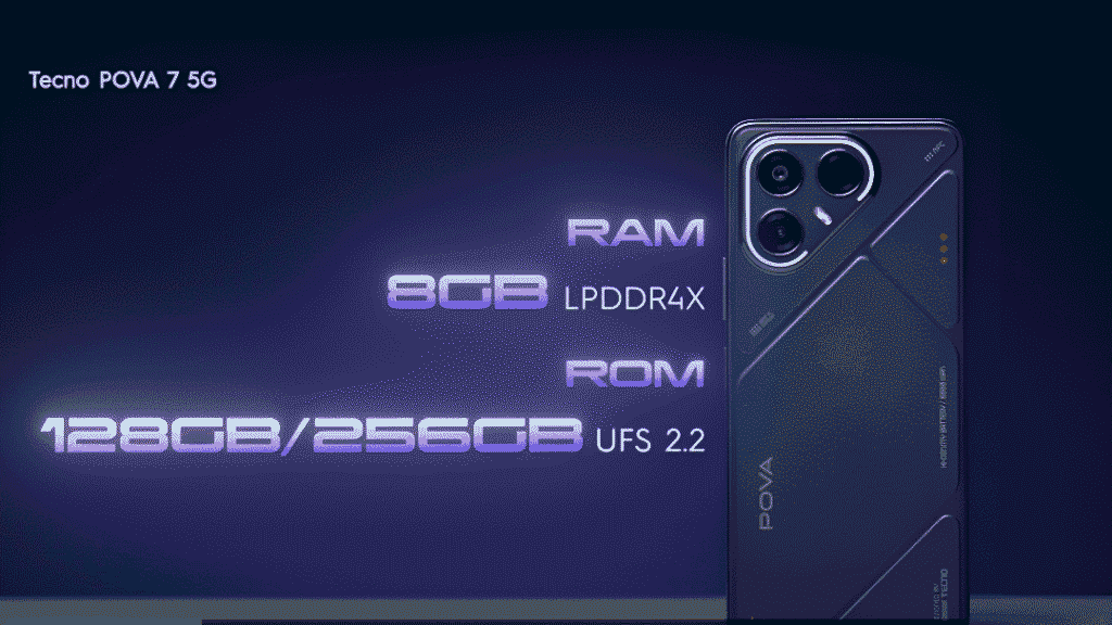 tecno pova 7 rem or storage