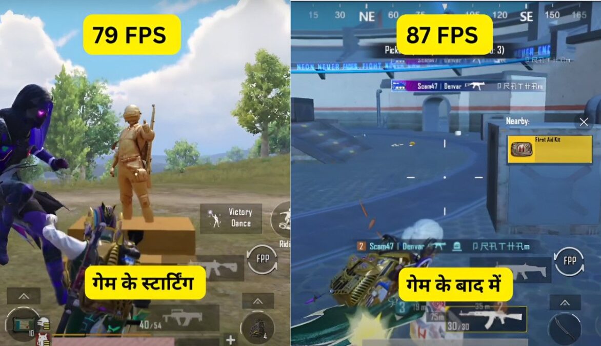 Infinix GT 30 5G BGMI Gaming FPS TEST