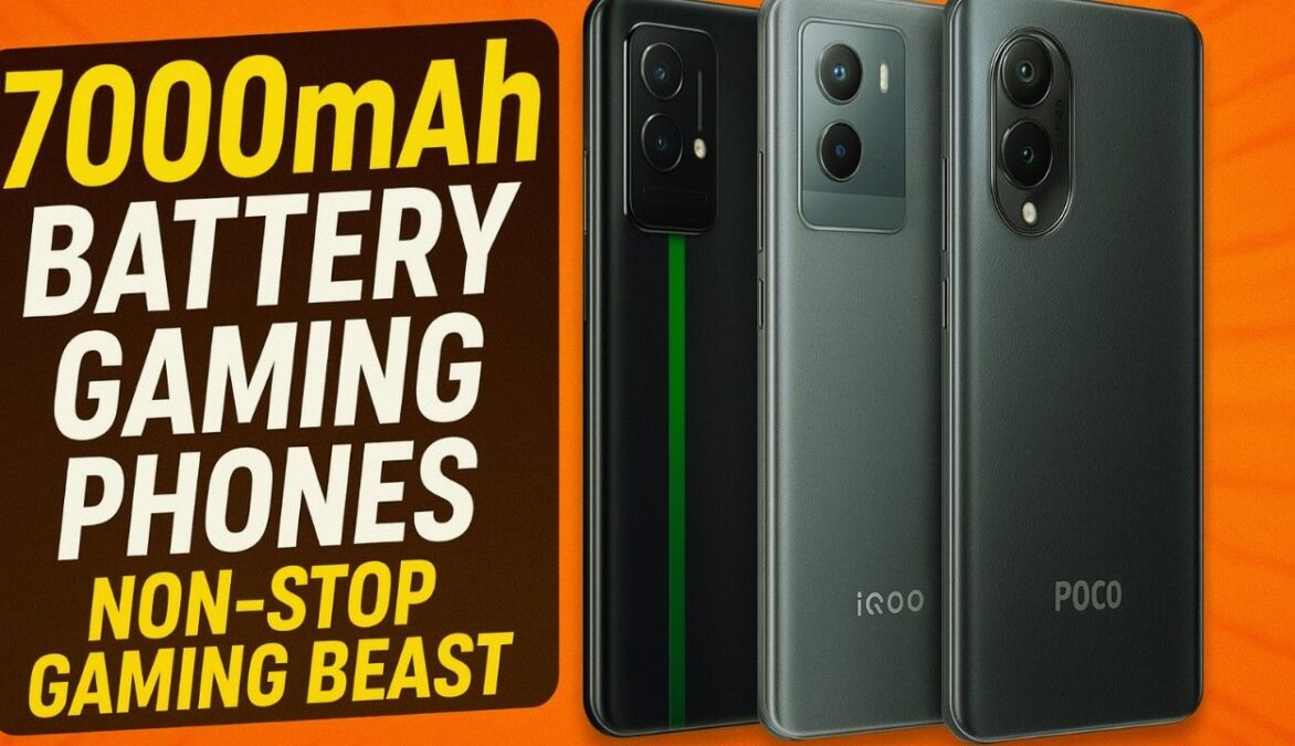7000mAh Battery Gaming Phones